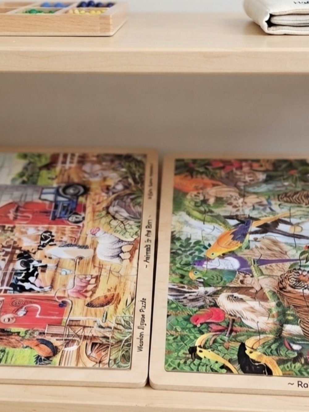 Wooden Jigsaw Puzzles – Farm & Rainforest 🧩